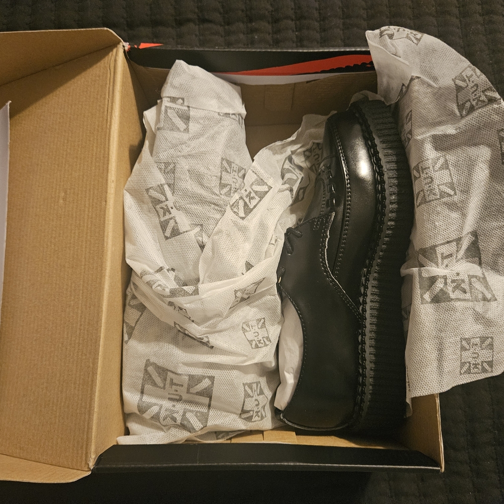 T.U.K Black Oxfords